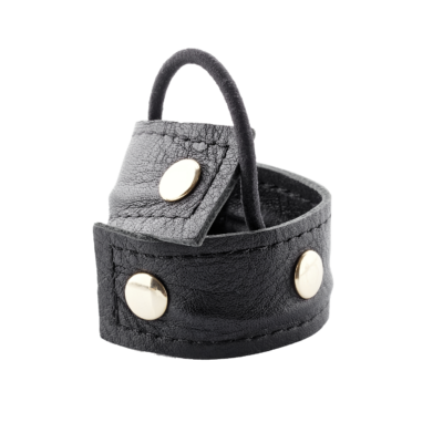 Corinne Leather Band Short Bendable Rivets