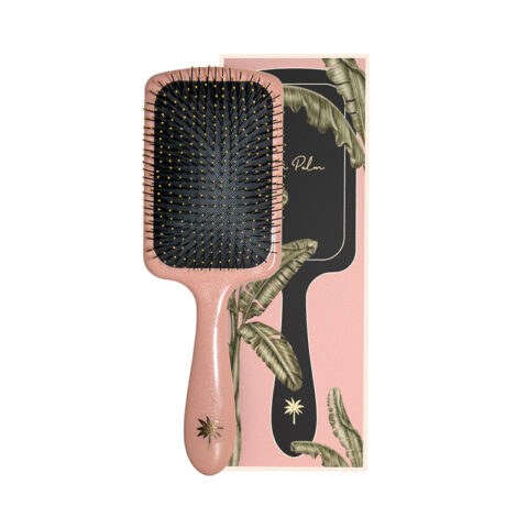 Fan Palm Wet Paddle Brush: Skånsom hårbørstning i luksuriøst design. Effektiv til vådt hår. Tilgængelig i flere farver: Bloom, Sunshine og Octopus