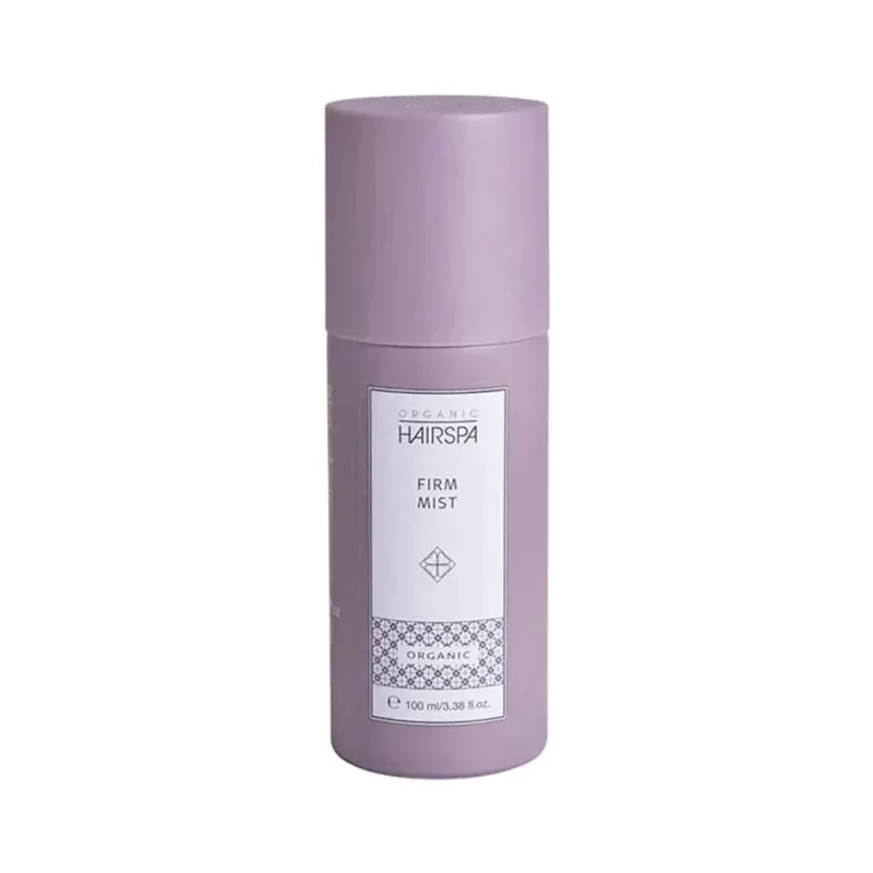 Få naturligt og fleksibelt hold med ORGANIC HAIRSPA - Firm Mist. Praktisk rejsestørrelse med økologiske ingredienser