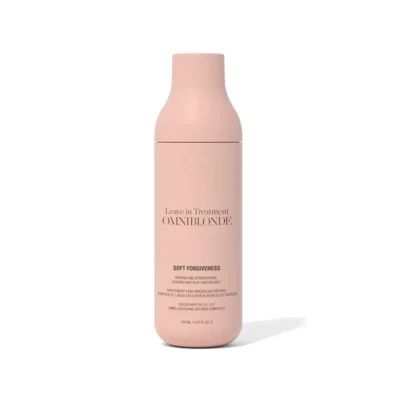 Omniblonde Soft Forgiveness Leave In Conditioner 150ml fugtgiver og beskytter dit hår, gør det lettere at rede ud, og efterlader det sundt og glansfuldt.