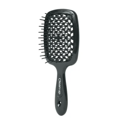 Clean Up Hair Brush – miljøvenlig hårbørste, der skånsomt løsner knuder og fordeler naturlige olier i håret. Velegnet til alle hårtyper.