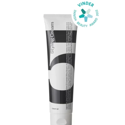 Clean Up Styling Cream 5 – fleksibel stylingcreme med naturligt hold og økologiske ingredienser.