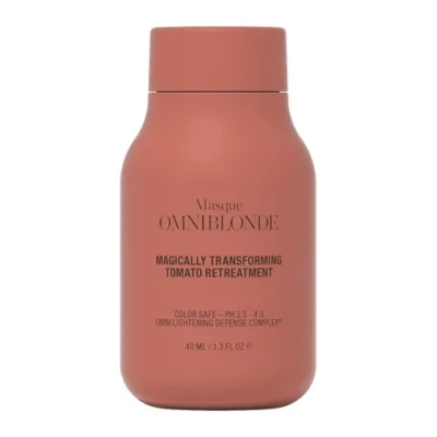 Omniblonde Magically Transforming Tomato Retreatment 40ml – forbehandling til blondt hår, der fjerner ophobninger, styrker håret og beskytter farven.