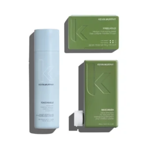 Style to the Max fra Kevin Murphy – gaveæske med MAXI.WASH, FREE.HOLD og TOUCHABLE til dybderens, styling og vægtløs finish.