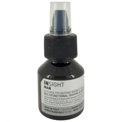 Multifunctional Shaving and Beard Oil – olie til skånsom barbering og nærende pleje af skæg.