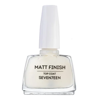 Seven7een Matt Finish Top Coat – mat topcoat til en moderne neglefinish.