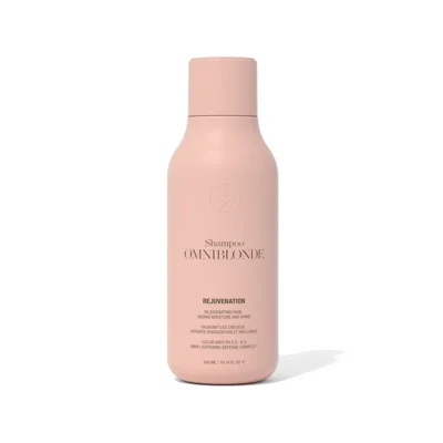 Omniblonde Rejuvenation Shampoo 300 ml. – shampoo til blondt hår, der renser skånsomt, tilfører fugt og genopbygger hårets struktur.