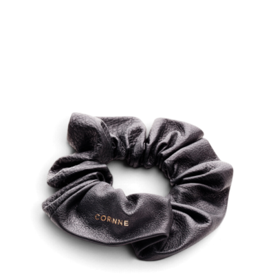 Corinne Leather Scrunchie