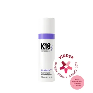 hårstyling og pleje - produkt af k18 aireash som har vundet danish beauty award 2025